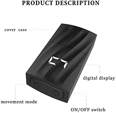 Mouse Jiggler ne može se otkriti, automatski USB pokretač miša sa uključenim / isključenim, Digitalni displej zaštitni poklopac Mini Shaker 3 pokretni modovi Simulator bez vozača, sprečite ulazak računara u San držite na mreži