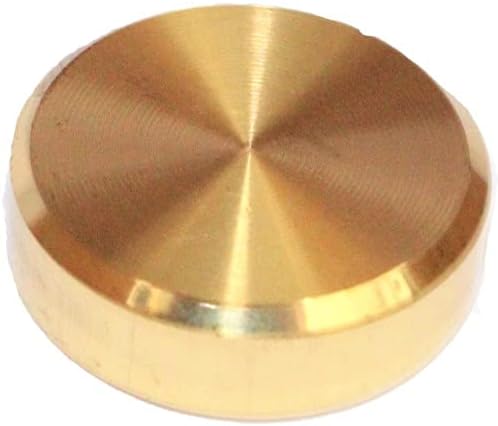 RISEOM okrugli poklopac za ogledalo/vijke poklopac poklopca/ukras za nokte/ogledalo ukrasni poklopac za nokte od mesinga 25mm-zlatnožuti 25mm-zlatnožuti 10