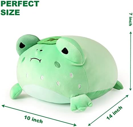 Ditucu slatka jagoda žaba plišani jastuk Super meke Squishy punjene igračke za životinje rastezljive