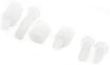 X-dree 80 kom. Bijeli najlon Phillips Vijci za glavu + izolirani šesterokutni navodnici Podržavaju set (80 piezas delon Blanc-O Phillips Tornillos de Cabeza Cruzada + Separeres de Roscas Hexagonales AIS