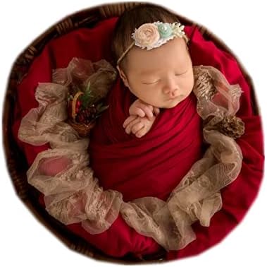 Rekviziti za fotografisanje novorođenčadi Stretch wrap deka bez bora za dječake i djevojčice