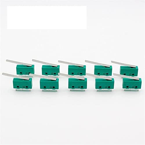 QISUO prekidači granični prekidač 10kom 3-pinski mikro dodirni prekidači NO+NC 3a / 5a 125vac 250VAC