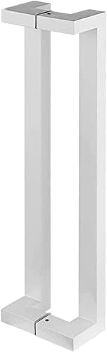 Keppd Dvostrana ručica kola, komercijalni pravokutnik ravnog oblika od nehrđajućeg čelika Pušački ručke vrata za staklena vrata
