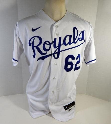 2020 Kansas City Royals Connor Greene # 62 Igra izdana bijeli dres DG Patch 44 9 - Igra Polovni MLB dresovi