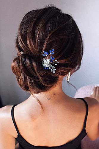 Wedding Hair Accessories za mladenke, Beusoulover Bridal Hair Accessories 2 komada Sapphire