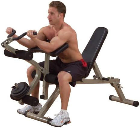 Body-Solid Best Fitness Preacher curl and Leg Extension and Leg Curl Attachment