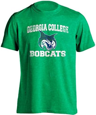 Georgia College Bobcats Retro uznemirena majica kratkih rukava