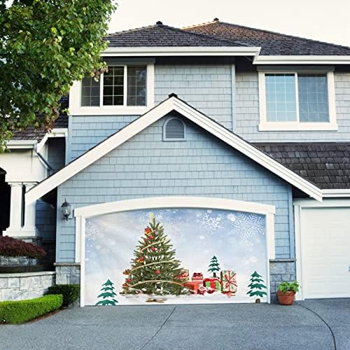NEARTIME Božićna Vanjska garažna vrata tapiserija tkanina za prazničnu zabavu pozadina tkanina koja
