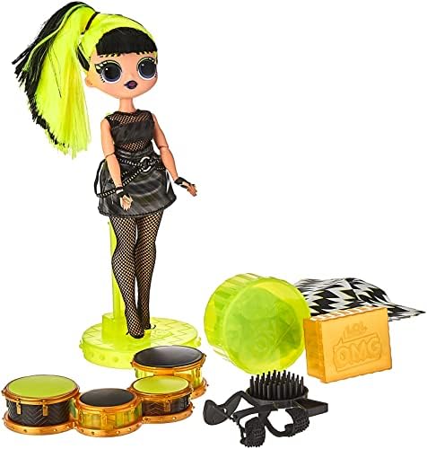 L. O. L. Iznenađenje! OMG Remix Rock Bhad Gurl Fashion Doll sa 15 iznenađenja uključujući bubnjeve, odjeću,
