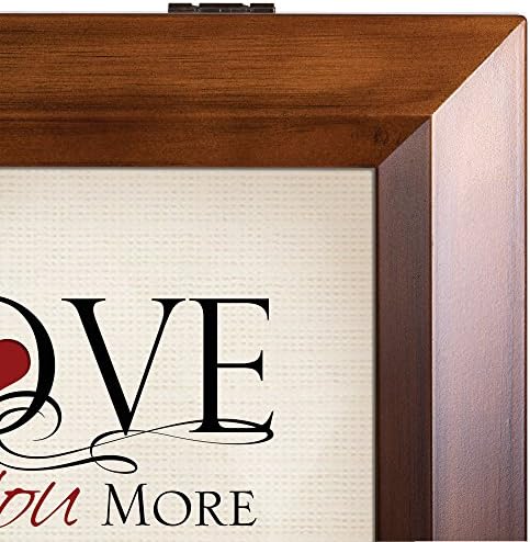 Vikendica Vrt Love You More Wood Finish Jewelry Music Box Plays Podesite sve što trebate je ljubav