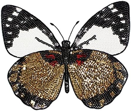 Gvožđe na ili šivanje na trenguini leptir zakrpljenim zakrpam zakrpa za mrlje motif Applique kompatibilna odjeća Jeans dukseri dukserice