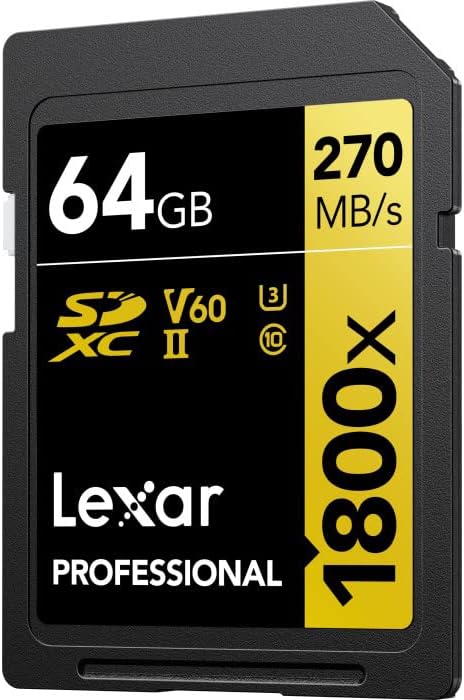 Lexar Professional 1800X SDXC UHS-II kartica Zlatna serija, 64GB -