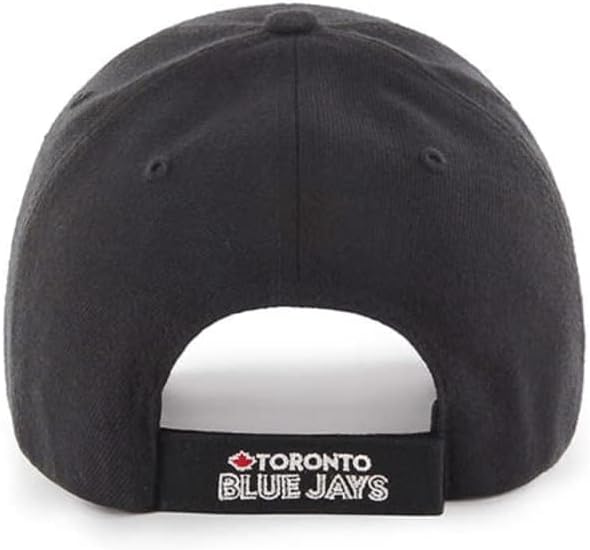 '47 Toronto Blue Jays Muški Ženski MVP podesivi Velcroback crni šešir s logotipom u boji tima