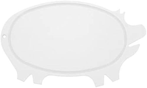 Ploča za sečenje u obliku svinje Linden Švedska-bezbedna za meso i proizvode, neće Otupiti noževe – tanak, lagan dizajn Jednostavan za skladištenje-izdržljiv, siguran u mašini za pranje sudova, bez BPA, roze