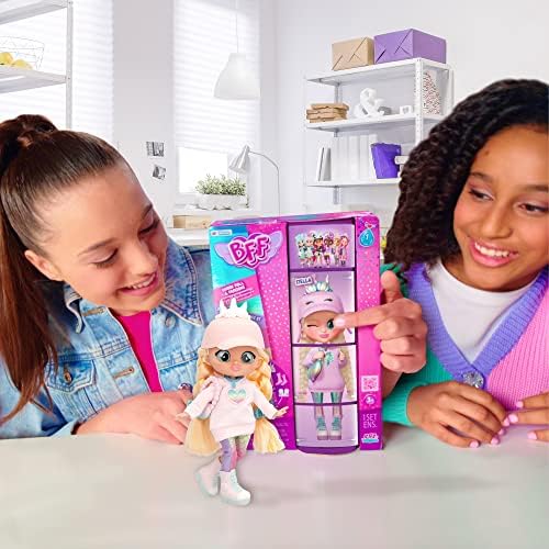 Cry Babies BFF Stella Modna lutka sa 9 + iznenađenja uključujući odjeću i dodatke za modnu igračku, djevojčice i dječake od 4 i više godina, 7.8 Inch Doll