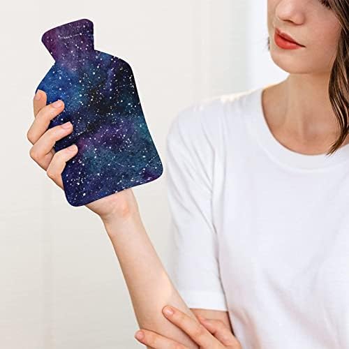 Plava Galaxy flaša za toplu vodu sa mekanim poklopcem za topli oblog i terapiju hladnom ublažavanju bolova