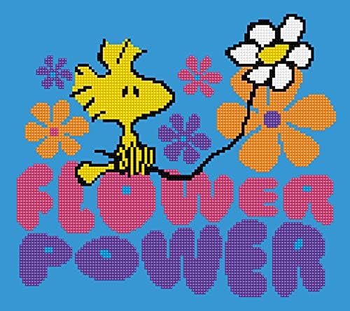 Diamond Dotz-Peanuts komplet za vezenje POW, Peanuts Flower Power