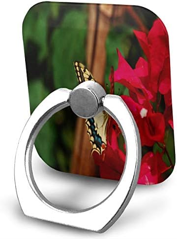 Držač prstena leptir Pink Flowers držač za prsten za telefon podesiv držač za držanje prsta za