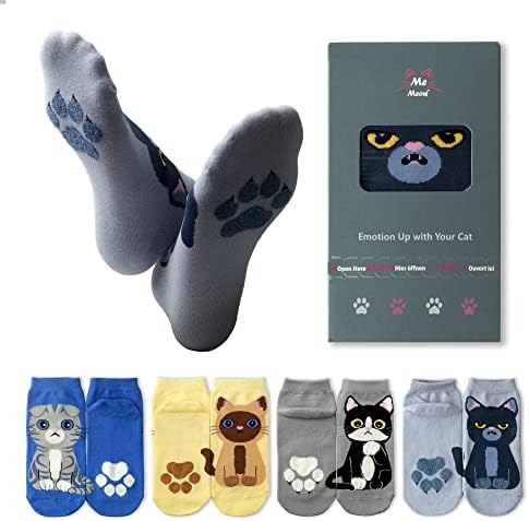 Mačja čarape za mačje ljubitelje, žene atletski gležanj zabave pamučne čarape žene sa slatkim mačjim