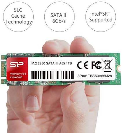 Silicon Power 1TB A55 M. 2 SSD SATA III interni SSD 2280 SU001TBSS3A55M28AB