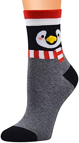 Božić čarape kući spava udoban meka Fluffy papuče čarape Cartoon božićno drvo Atletski zatvoreni čarape za žene