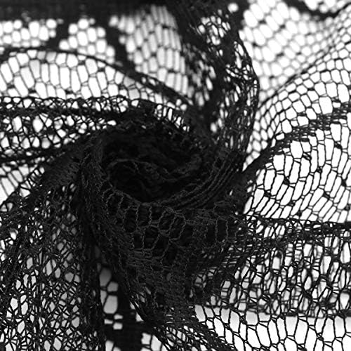 PRETYZOOM Crni dekor Halloween kamin tkanina Decor Bat paukova mreža čipkasta tkanina za peć za Ghost Festivsl