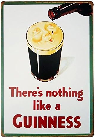 Ne postoji ništa kao Guinness Retro Vintage Limeni znak 12 X 8