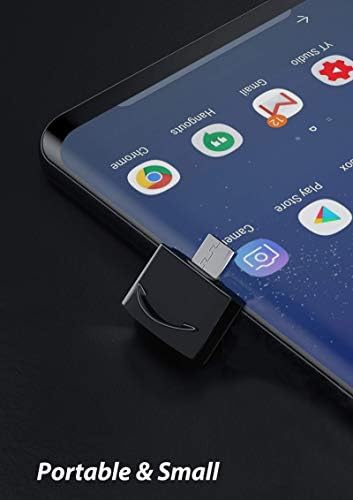 USB C žensko za USB muški adapter kompatibilan je sa Samsung Galaxy S21 za OTG sa punjačem