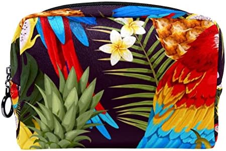 Tbouobt vrećica za šminku Travel Cosmetic torbica torbica torbica sa patentnim zatvaračem, cvijeće ananasa maca