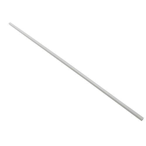 Bettomshin ABS čvrsta plastična cijev, pravougaone kvadratne cijevi 0.08 x 0.08 x 19.69 bijela plastična tvrda cijev za izradu građevinskih DIY materijala 4kom