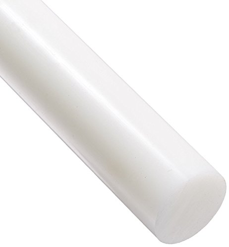 HDPE okrugla šipka od polietilena visoke gustine, prozirna bela prečnika 100 mm x 300 mm dužine