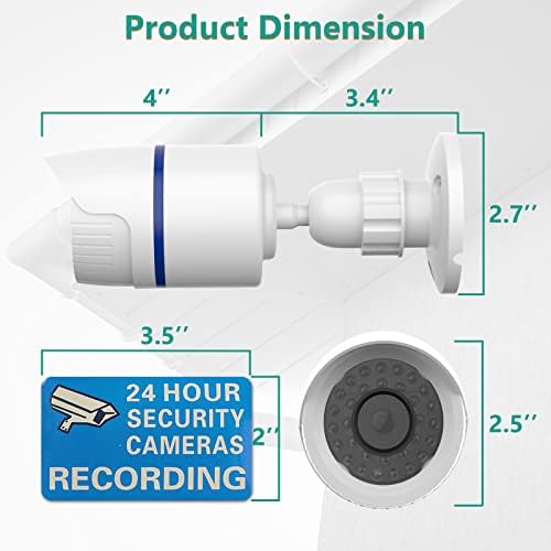 WALI DUMMMY lažna simulirana sigurnost nadzora CCTV kupola Kamera unutarnje vanjsku stranu sa jednim