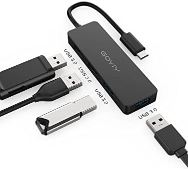 4-Port USB3.0 Hub, GOYiY Ultra-Slim Data USB Hub, USB Splitter za MacBook, Mac Pro, Mac Mini,