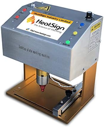 Heatsign natplata metalna etiketa Električna CNC mašina za označavanje stroja za označavanje metala za metalnu utiču na tačkicu 160 mm x 100 mm