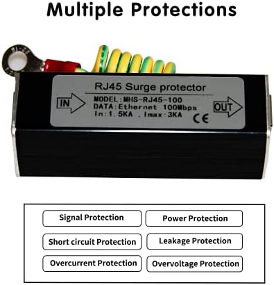 thernet zaštita od prenapona RJ45 100Mbps mrežni uređaj za zaštitu od munje mrežna kamera zaštita od