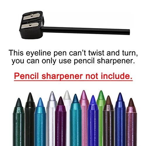 Outfmvch torta olovka za oči šarena šarena olovka za oči Sedefasta olovka za oči olovka za oči Gel olovka crna