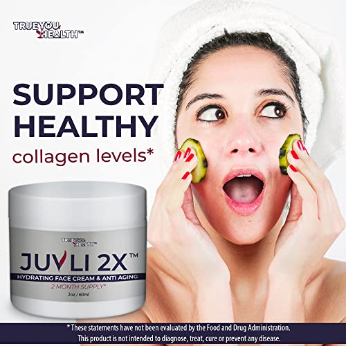 Juvli 2x hidratantna krema za lice & amp; Anti Aging-2 mjesec Supply-poboljšana Formula sa kolagenom-Lock