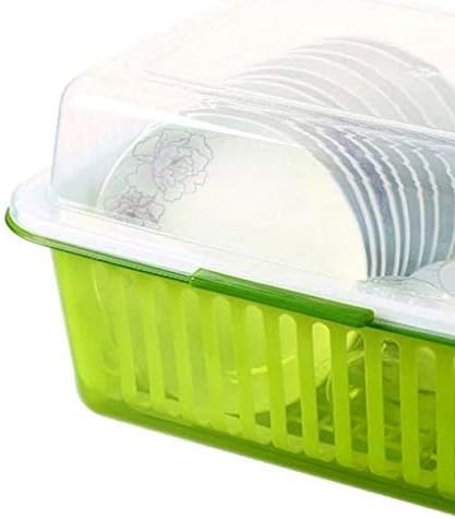 Jahh Green Bowl stalak - kuhinjski spremnik za skladištenje za odlaganje za pribor za jelo plastično