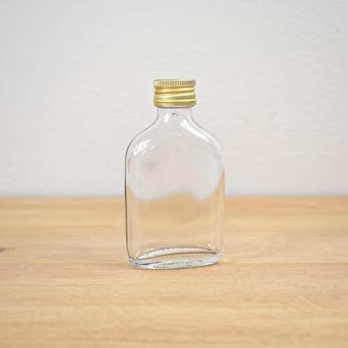 Nutley's minijaturni stakleni boca za bocu za bocu u boji GIN home Brew Wew FAVOURSpack Količina: 1, Boja poklopca: Zlato