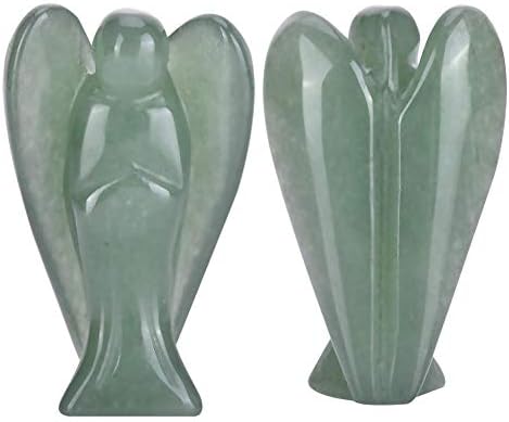 Hztyyier Guardian džep anđeo ručno izrađene kamene siseralne figurice skulptura prirodno liječenje kristalnog dragulja za ukrašavanje doma