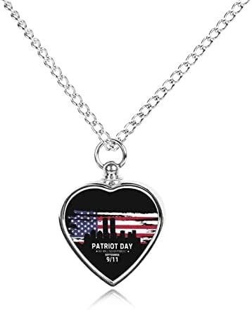 911 Patriot Day pet spomen ogrlica pet kremiranje nakit za pepeo urna ogrlica privjesak za uspomenu jedna veličina