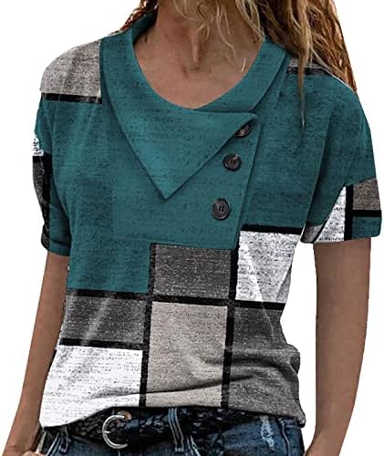 Odjeća s kratkim rukavima Y2K grafički labav fit opuštena fit ručak bluza za djevojke za djevojke Ljetni pad top mv mv