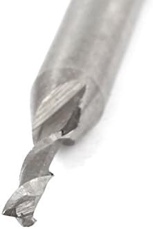Aexit 2.5 mm rezni kraj mlinovi Dia 2 spiralne žljebove rezač ravne drške HSS-AL krajnji kvadratni nos kraj mlinovi mlin 3kom