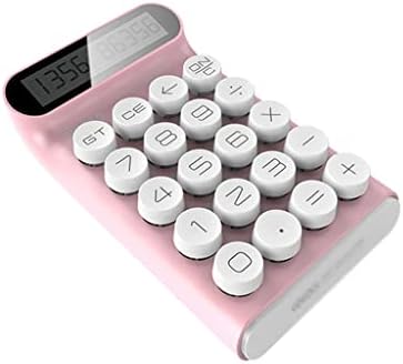LDCHNH Retro Prijenosni kalkulator Mehanički tastatura Računar 10-znamenkasti LCD ekran Finansijski ured Modni