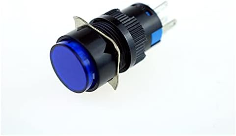 Scruby 2 x 5p Trenutak 1NO 1NC Blue Neon Svjetlo tipke Gumb Switch 12V