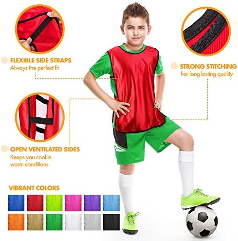 SportsRepublik Pinnies Prsluci za djecu, mlade i odrasle-Soccer Pennies