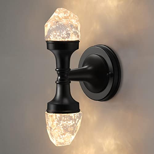 Oykyohei moderna zidna Sconce 2 svjetlo, 11w integrisana LED Kristalna zidna rasvjeta, Moderna zidna rasvjetna tijela za dnevni boravak noćni stepenice spavaća soba ogledalo za kupatilo