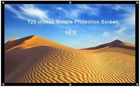 WERFDS 120 inča 16: 9 ekran za projektor prenosiv projektor Sklopivi projekcijski ekran prednji stražnji