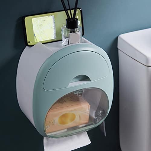 Veemoon WC držač tkiva Wall Woll Holder s telefonom bez vežbine papira Raspored ručnika ručnika za ručnik za