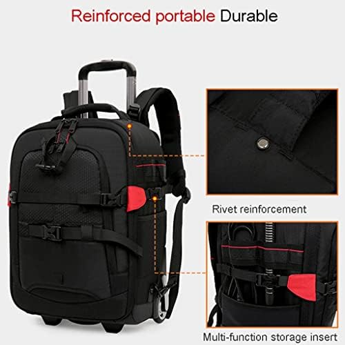 Lxxsh Trolley torba za kamere vodootporna profesionalna DSLR torba za kofer za kameru video foto Digitalni ruksak